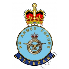 RAF Royal Air Force HM Armed Forces Veterans Sticker